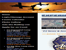 Tablet Screenshot of p3skydiving.com